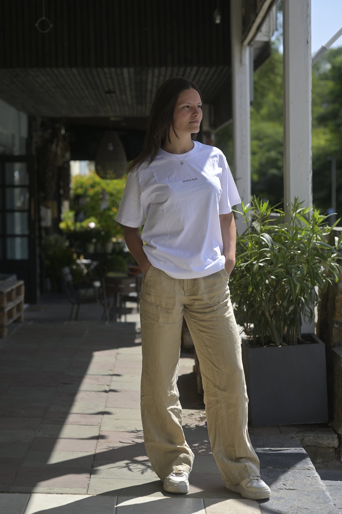 Industrial graphic white shirt 2025