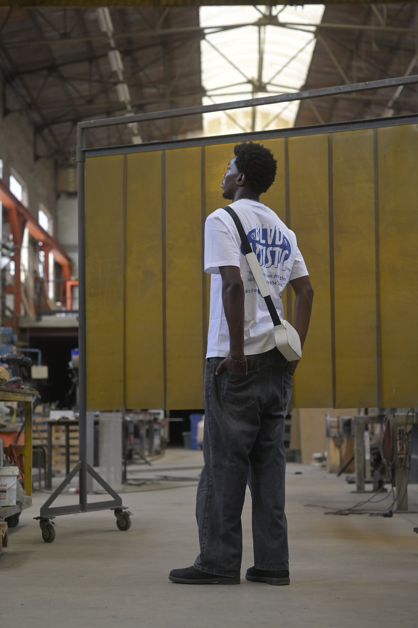 Industrial graphic white shirt 2025