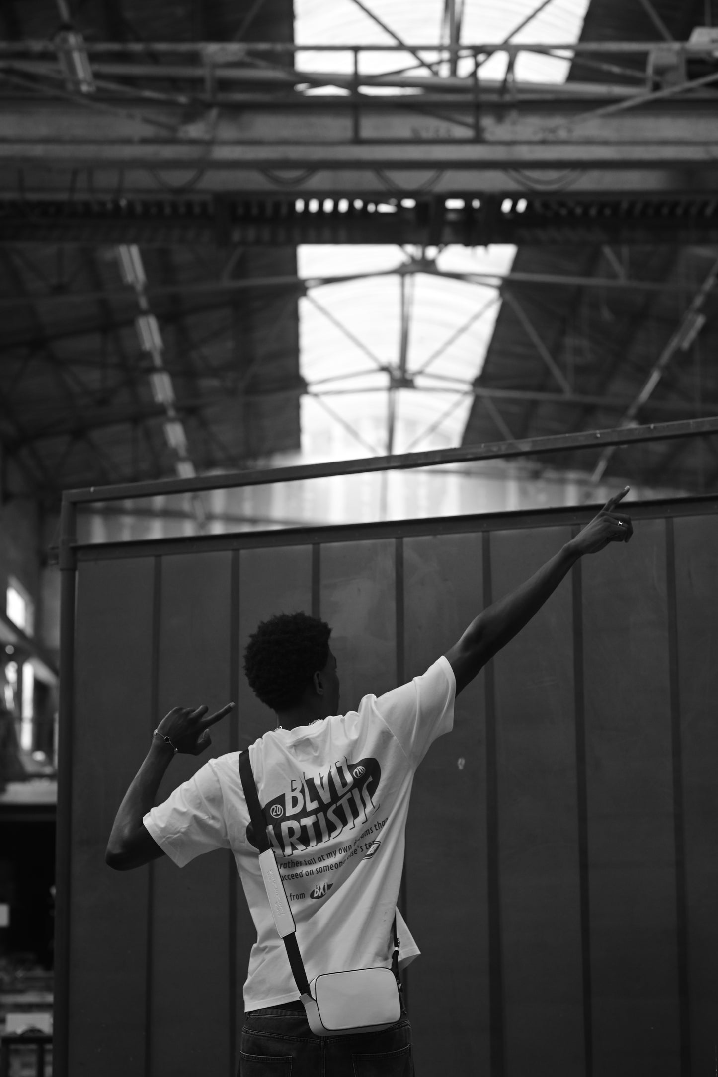 Industrial graphic white shirt 2025